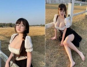 Cô gái xinh đẹp với lồn ướt