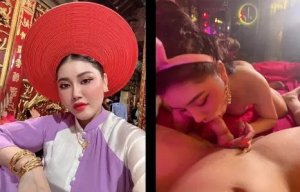 Cô đồng dâm bú cu người dâng lễ